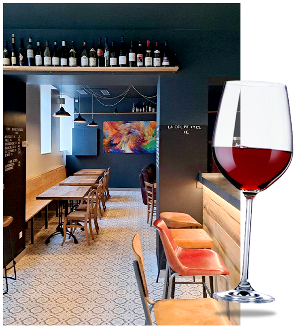 Le bar - Le Pré Gourmet - restaurant SAINT-MARCEL-DE-FELINES - Bar à vins Saint-Marcel-De-Felines